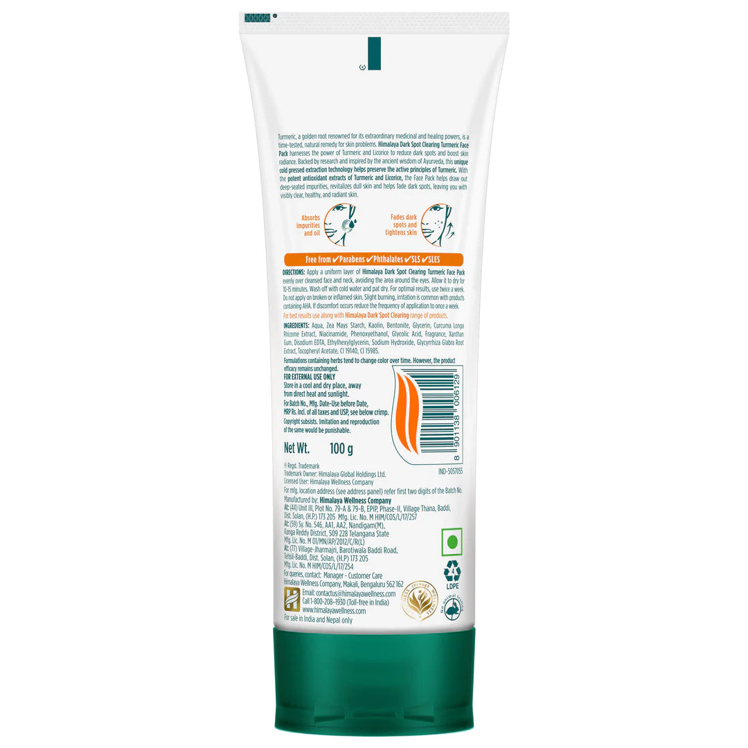 Himalaya Dark Spot Clearing Turmeric Face Pack